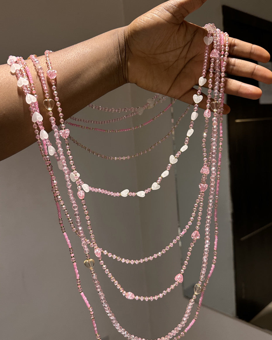 PINK CRYSTAL [SET OF 4]