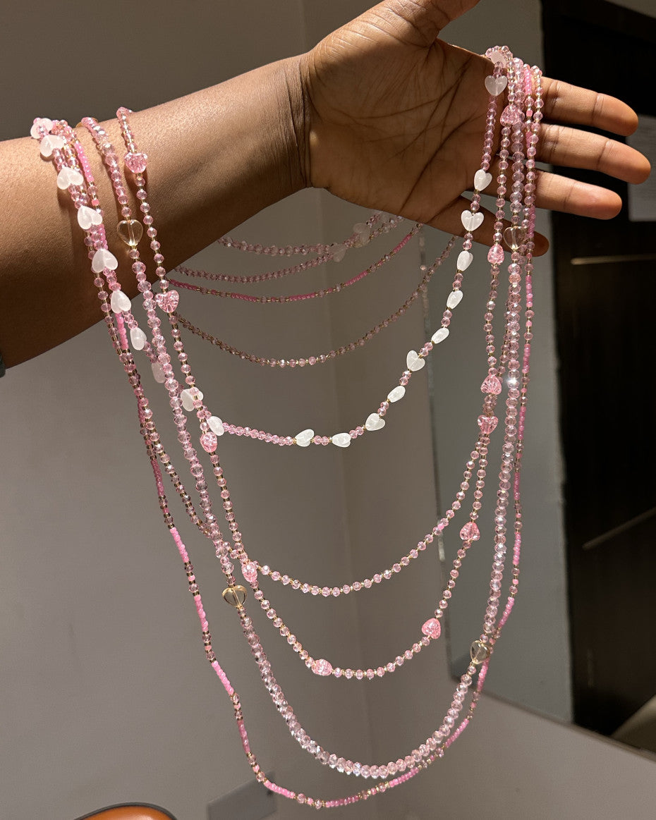 PINK CRYSTAL [SET OF 4]
