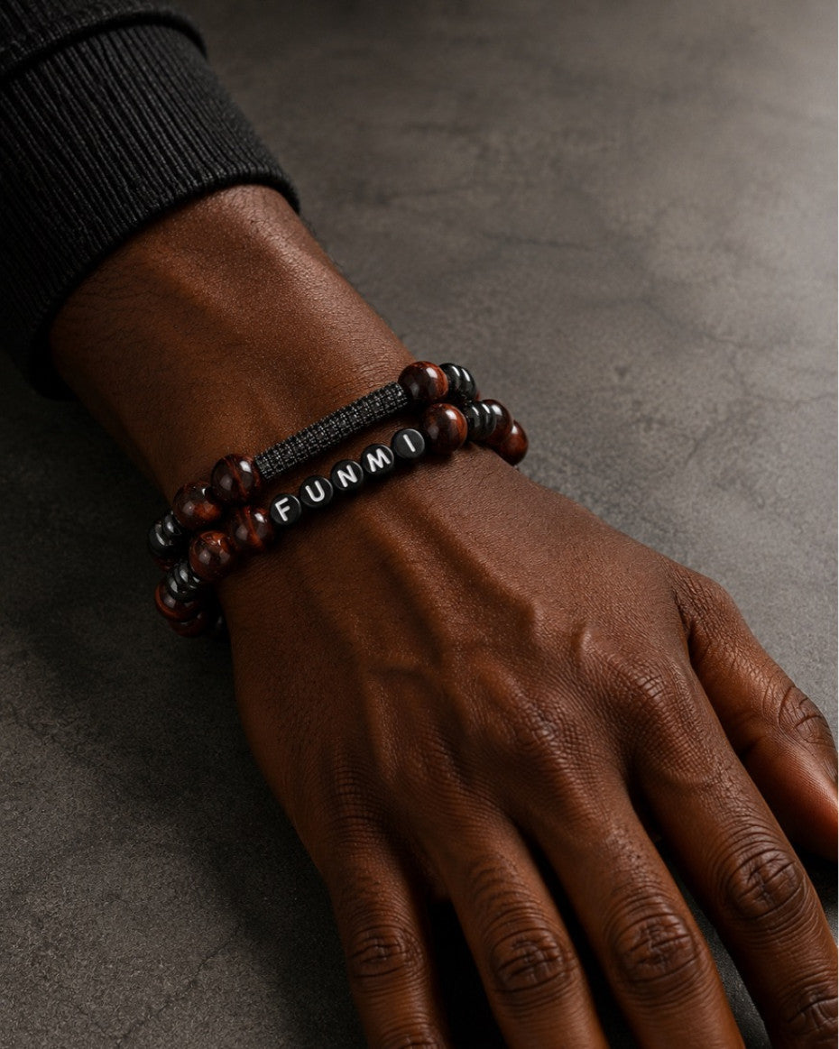 SPADE TIGER EYE BRACELET